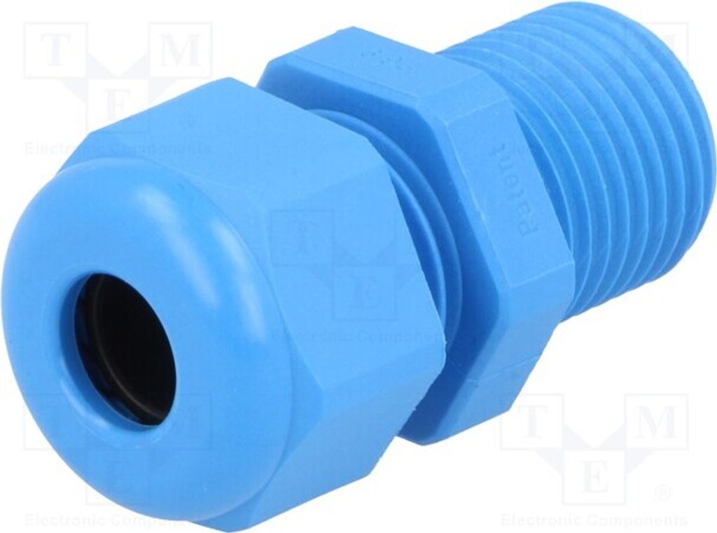 5x Kabelverschraubung blau 1.209.0902.60 n IP68 PG9 mit verlängertem Gewinde