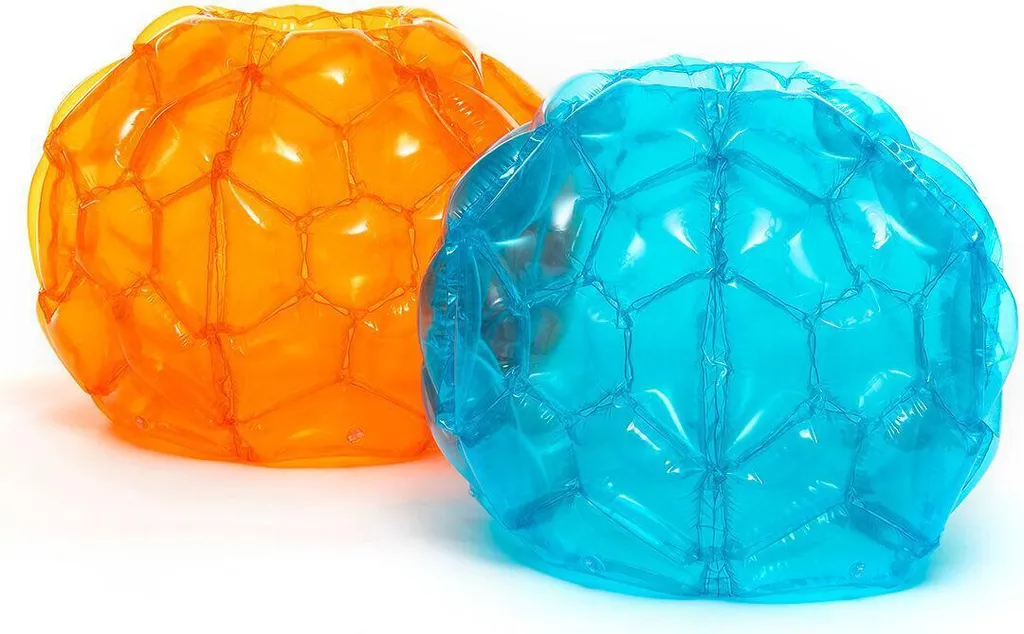 Bulle de Foot Gonflable Géante Antichoc pour Jeux de Jardin - 2 Pièces