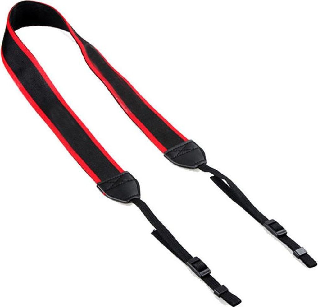 INF Kamera Schultergurt aus Nylon, 64cm, Rot, für Canon DSLR Kameras