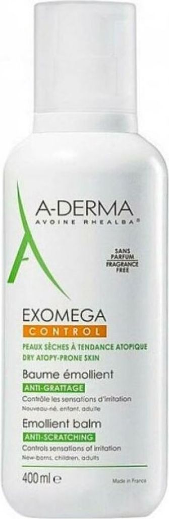 A-Derma Exomega Control balzm hydratan 400 ml Obrázek produktu 