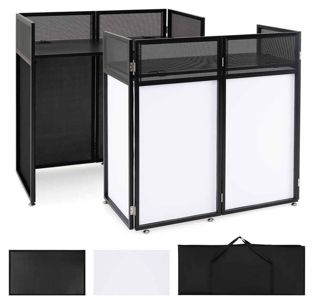 COSTWAY, table de mixage DJ pliante, avec écrans, 2 Image du produit 