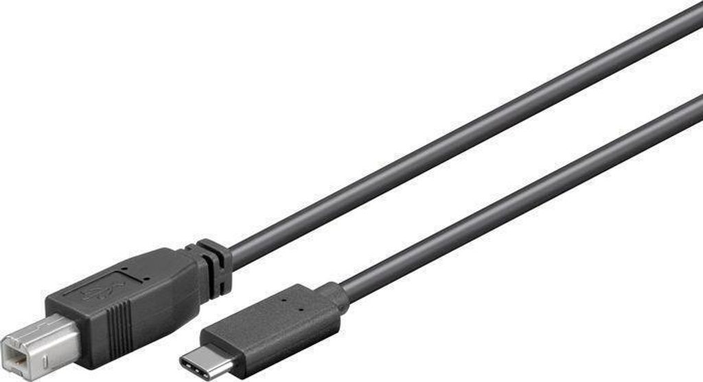 MicroConnect USB-C auf USB 2.0 B Kabel 3m