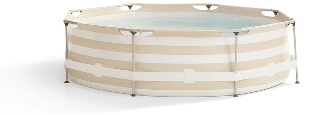 Swim Essentials Runder Rahmenpool beige, 305 x 76 cm | Produktbild 