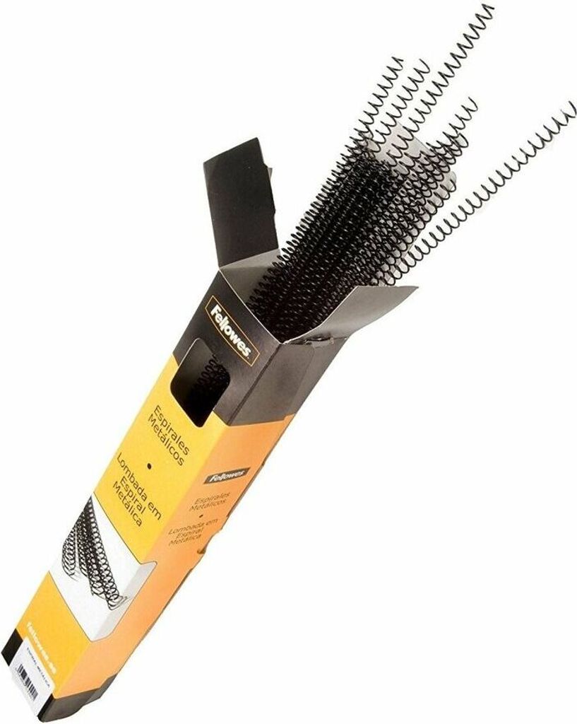 Fellowes Binding Spiralhefter 25 St. Schwarz Metall Ø 38 mm