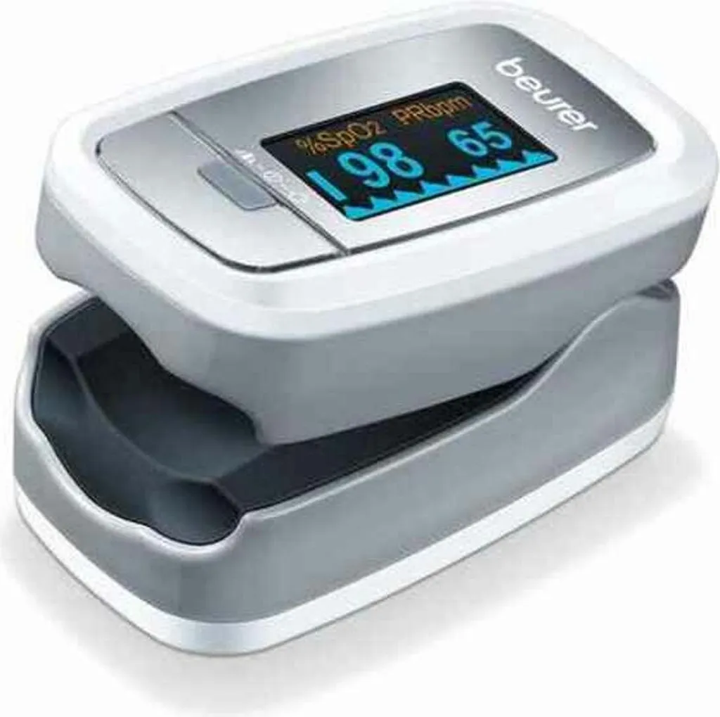 Saturomètre de Doigt Professionnel Beurer 454.30 pour Suivi Cardiaque