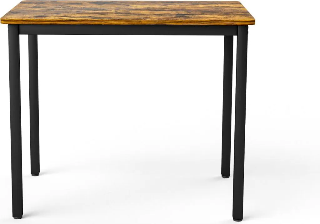 Table à manger compacte industrielle pour optimiser votre coin repas 90cm - 9