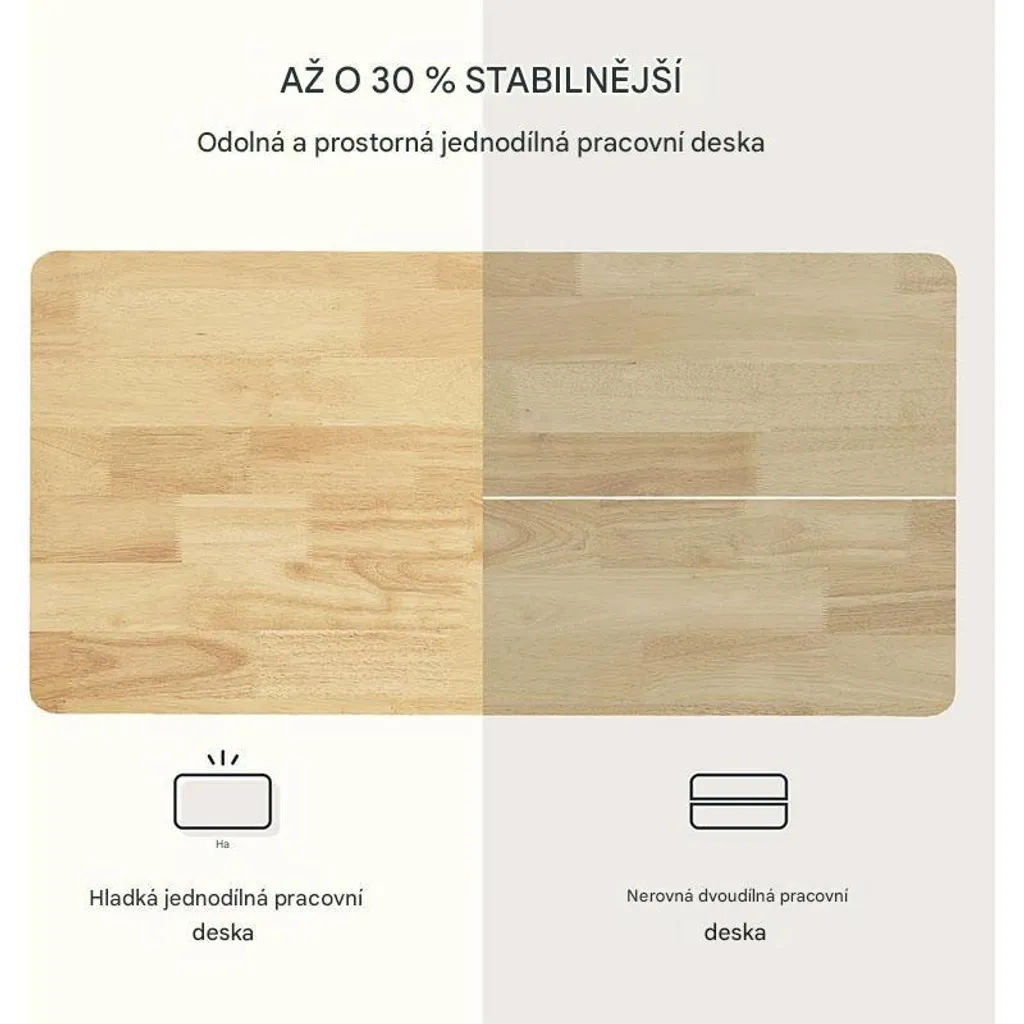 Bureau assis debout pour petit espace et studio de télétravail - 4