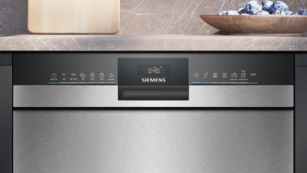 Siemens Unterbau-Geschirrspüler Edelstahl SN43HS10TE Produktbild 2