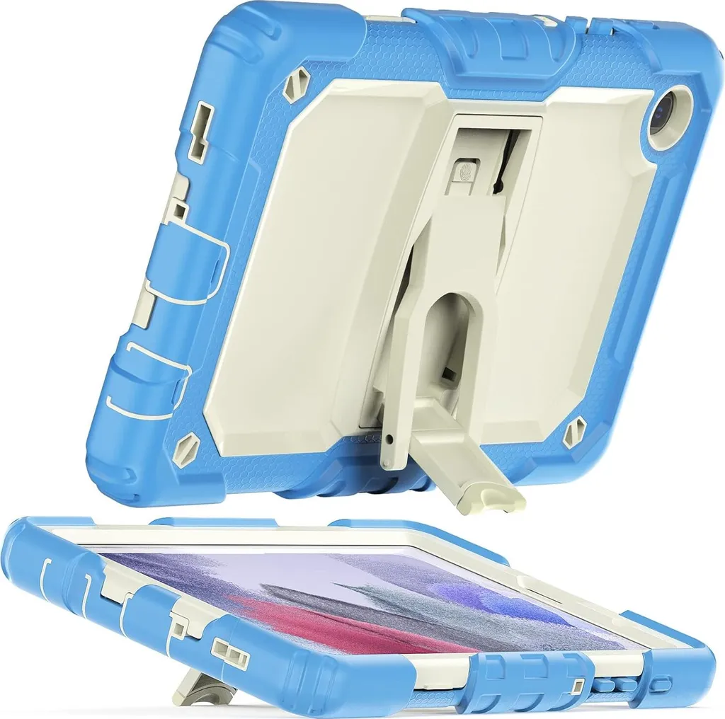 Custodia per iPad Mini 5/4 7,9" con supporto e tracolla Blu - 2