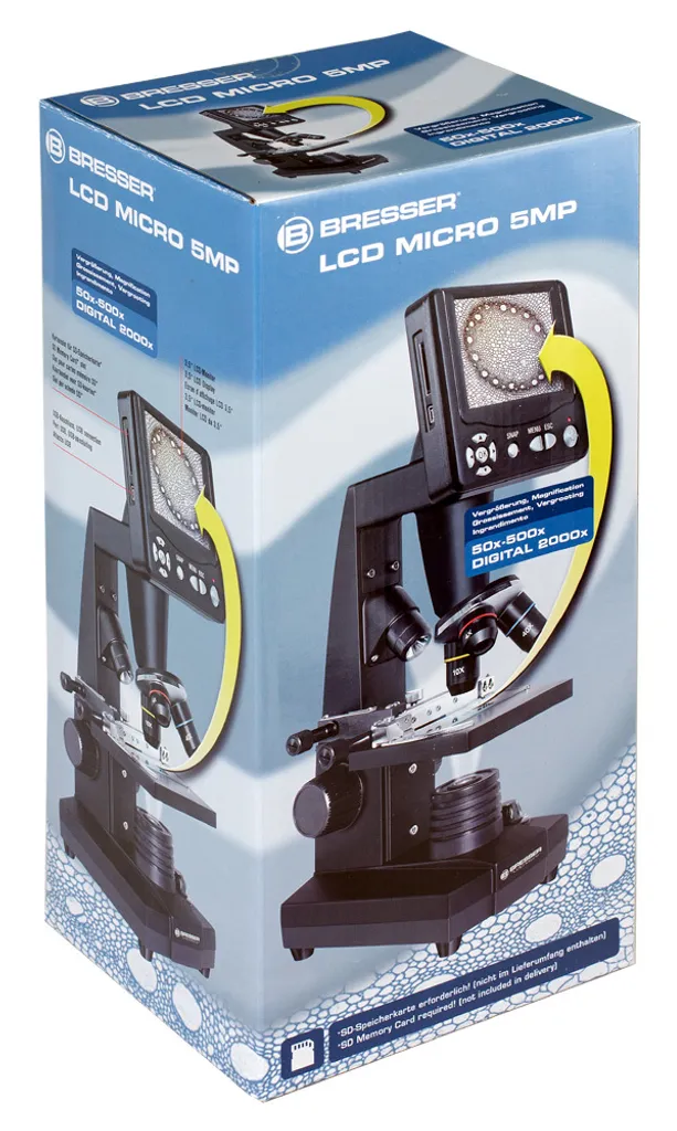 Microscope Bresser LCD 3.5" - Finissez-en avec la Fatigue Oculaire