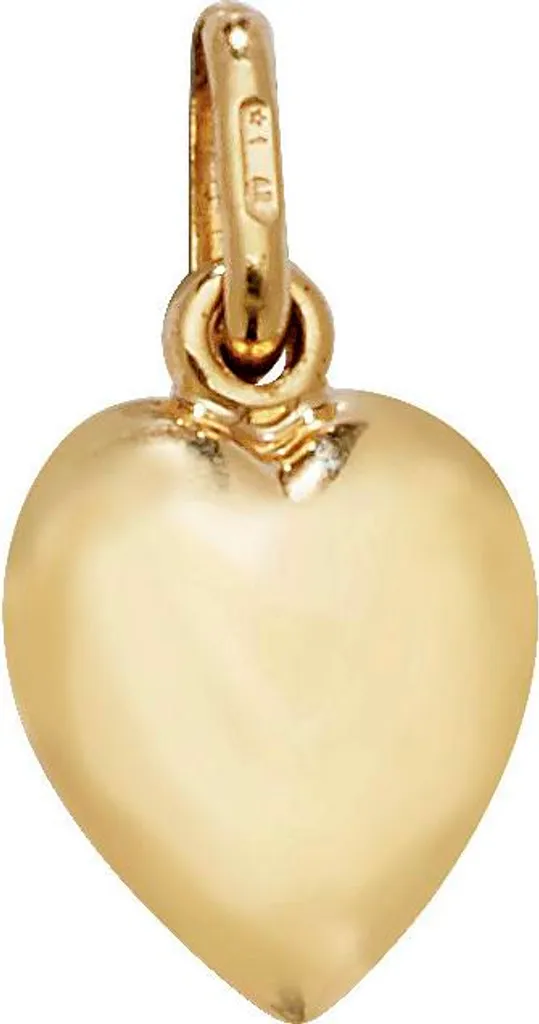 Pendentif coeur or 375/1000 qui ne ternit pas - Réf TRS23600