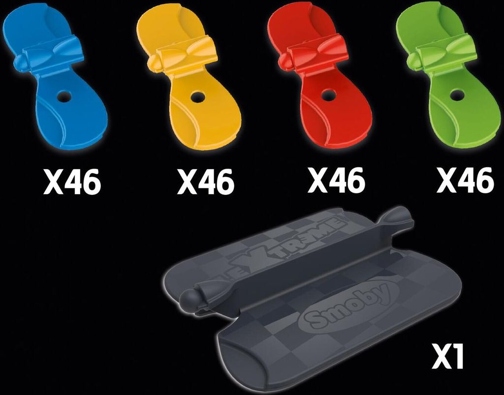 Smoby FleXtreme Starter-Set Autorennbahn - 184 bunte Produktbild 27
