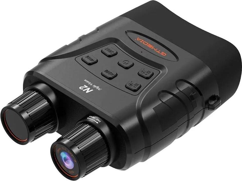 N2 - Digitales Nachtsichtfernglas - Binokular - 5x Zoom - 5,9 cm HD-Display - 32 GB Speicherkarte - Gold