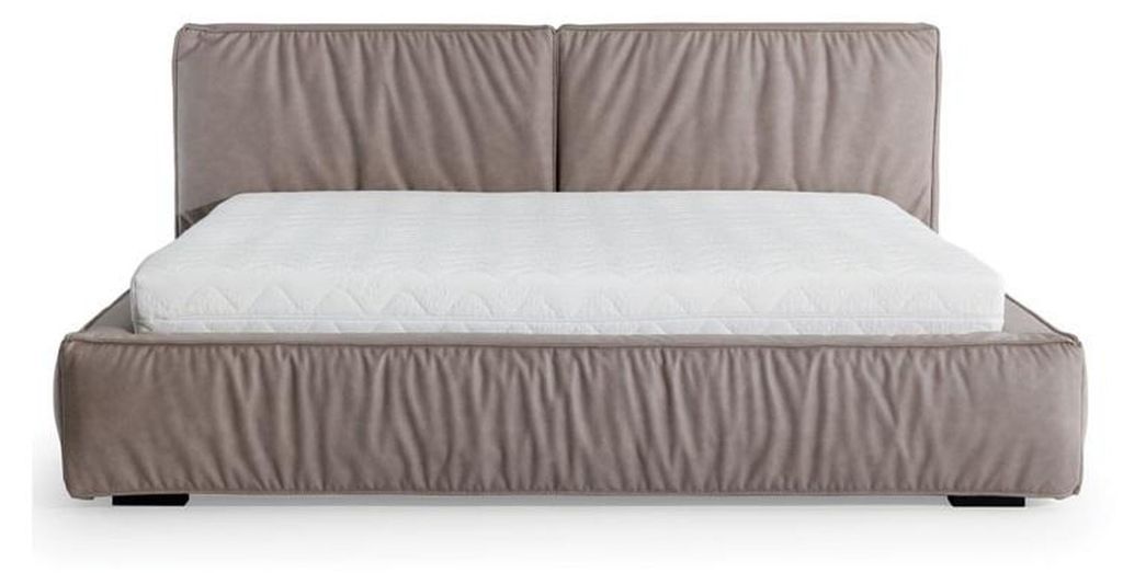 Schlafzimmer Set Braun Bett Nachttisch Elegantes Design Modern Holz Mobel 3tlg