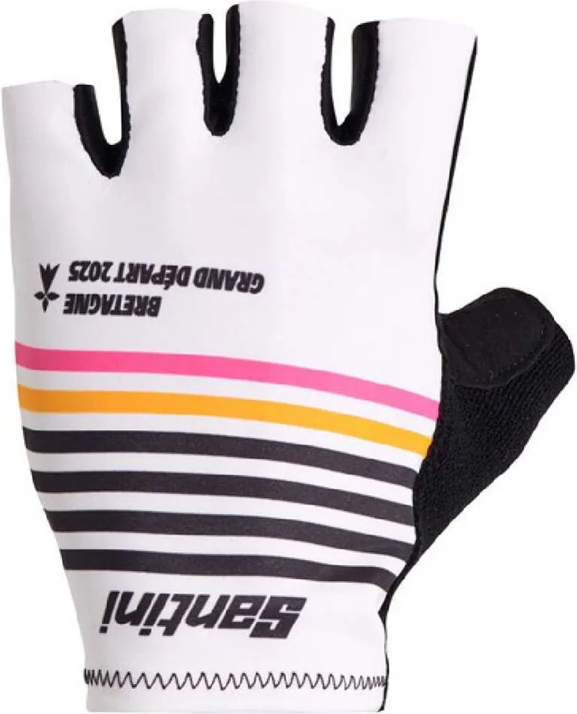 Gants de Vélo Été Santini Tdffaz 2025 pour Longues Distances en Bretagne M