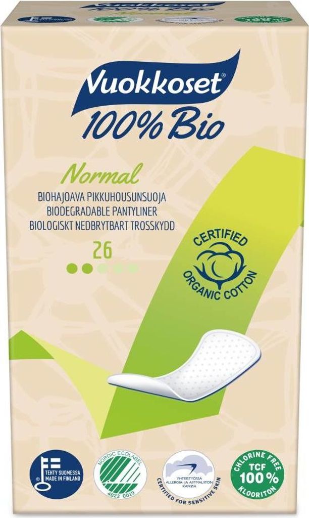 Vuokkoset Slipeinlagen 100% bio - 26 Stück Produktbild 