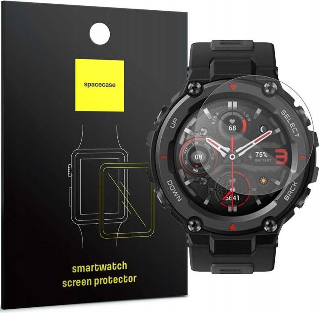 Spacecase SW Glas 2.5D Amazfit T-Rex / T-Rex Pro