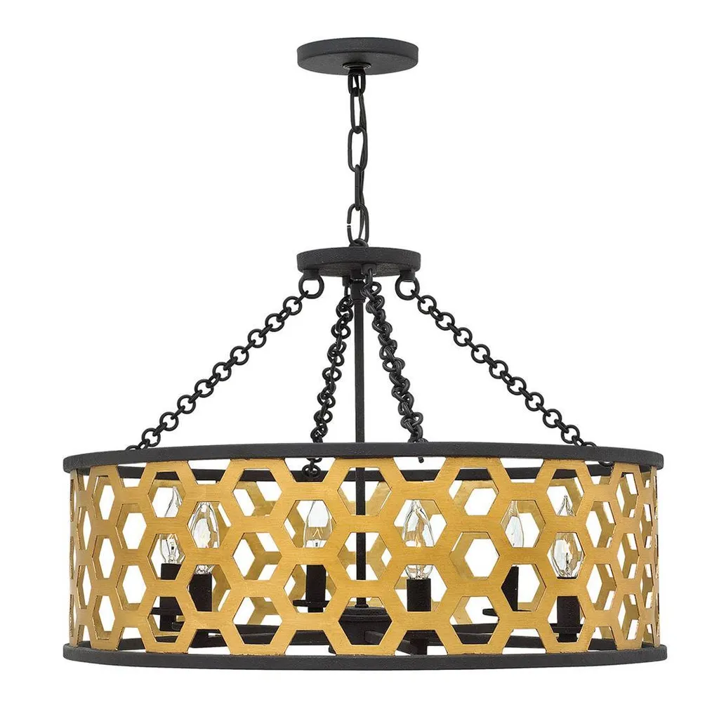 Suspension Felix Or Chaud - Éclairage Volumineux 351cm en Métal