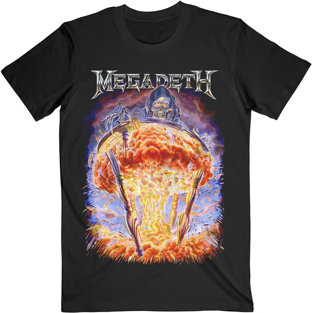 Megadeth - "Countdown to Extinction" T-Shirt für Herren/Damen Uni RO523 (S) (Schwarz)