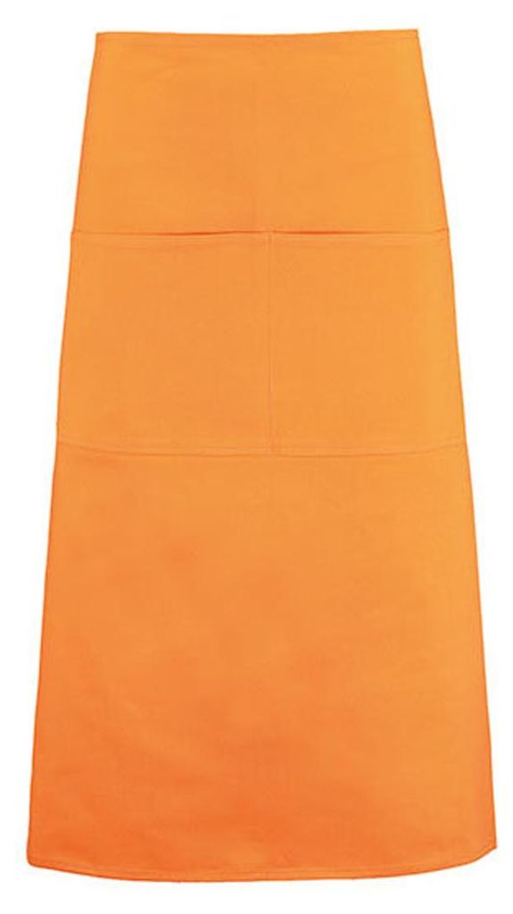 BARGEAR - Lang-Barschürze, Superwäsche 60°C LT4159 (Einheitsgröße) (Orange)