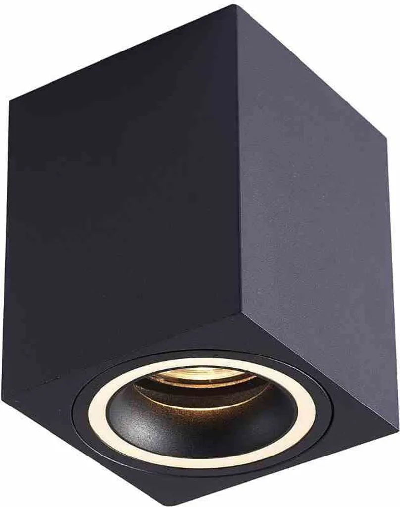 Faretto Smart-Ready Milagro BIMA RING ML7685 Nero Soffitto GU10