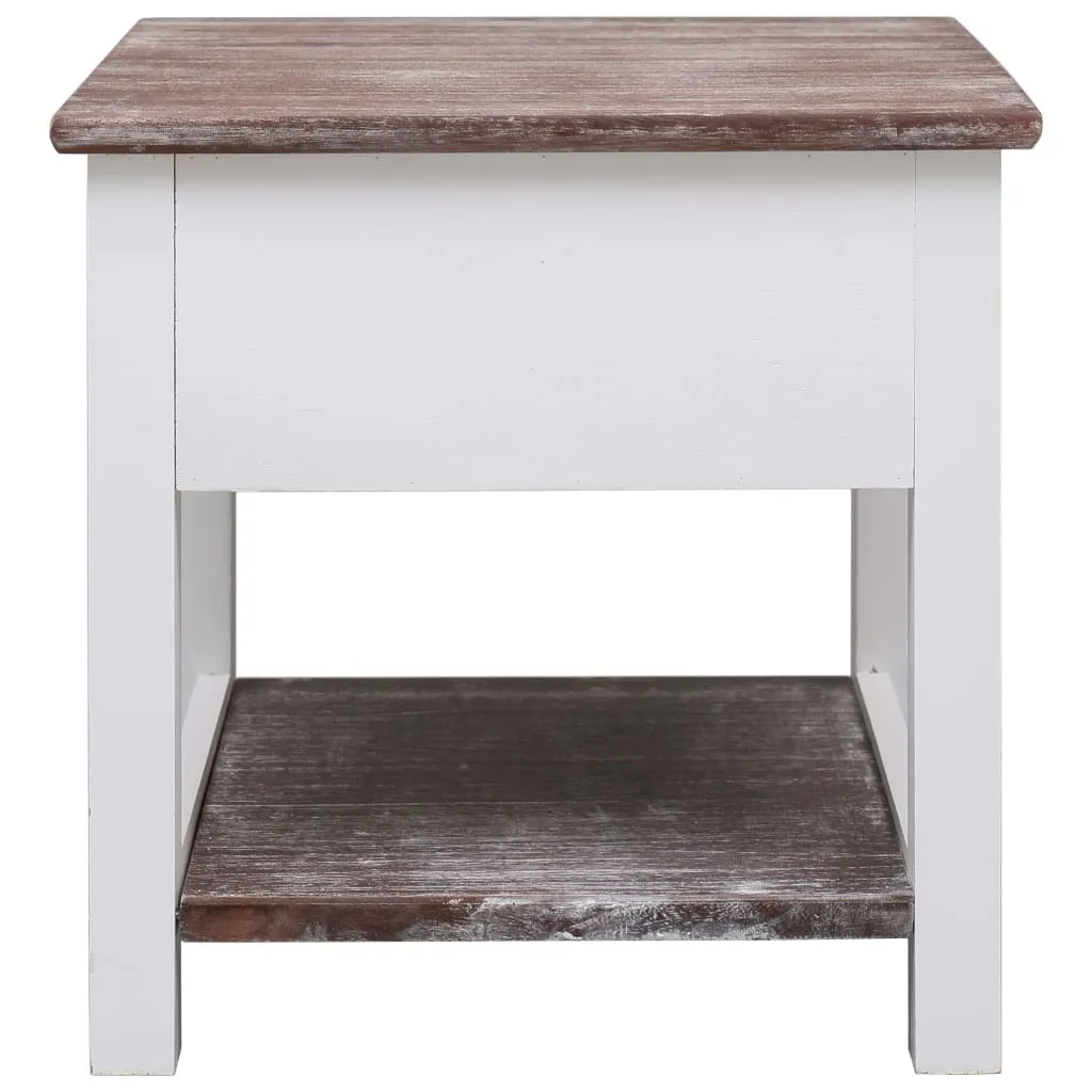 Petite table d'appoint stable en bois brun pour optimiser vos espaces - 2