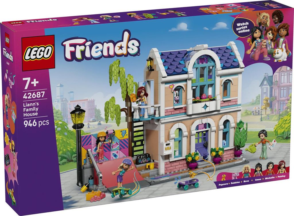 LEGO Friends: Het huis van Lianns familie - Miniatuur Productafbeelding 