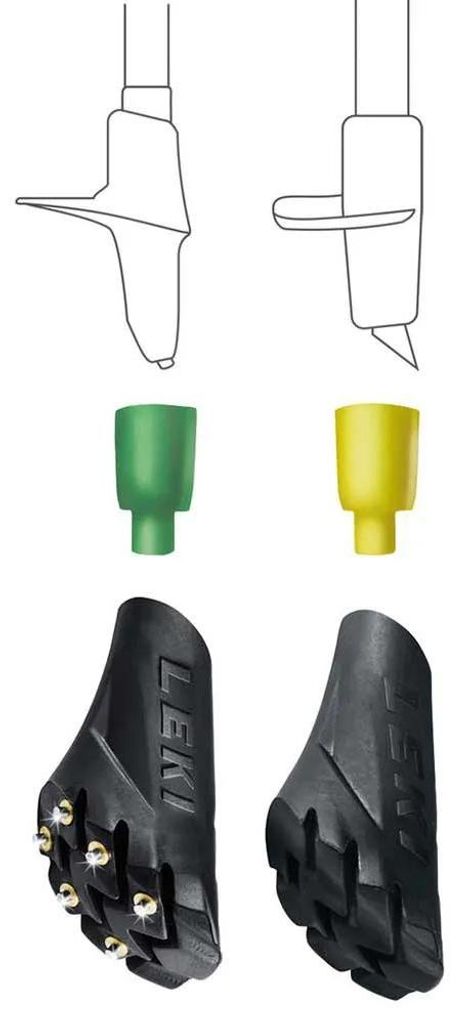 Leki Powergrip-pad 2 Einheiten Schwarz  Schwarz One Size Produktbild 