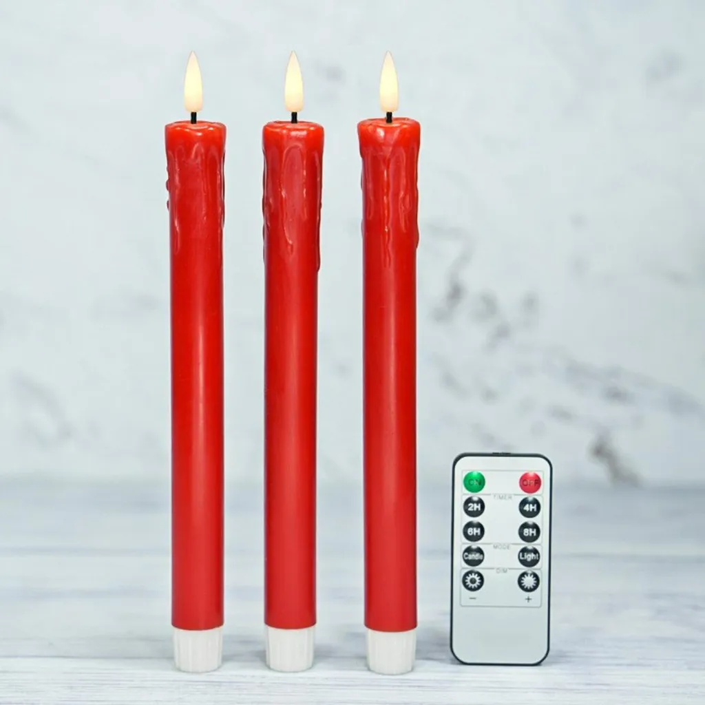 Candele LED Natalizie INF Effetto Goccia - Magia e Tradizione