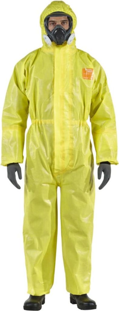 Ansell Schutzoverall Typ 3/4/5 AlphaTec 3000, gelb, Unisex-Größe: XL