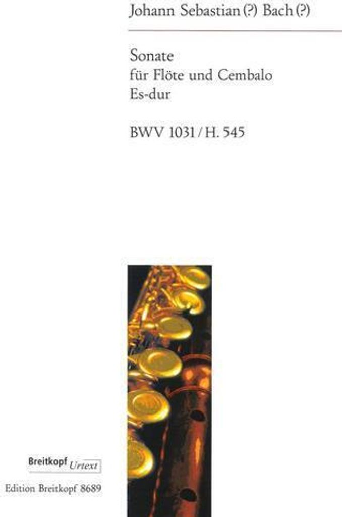 Sonate Es-Dur BWV1031für Flöte und Cembalo