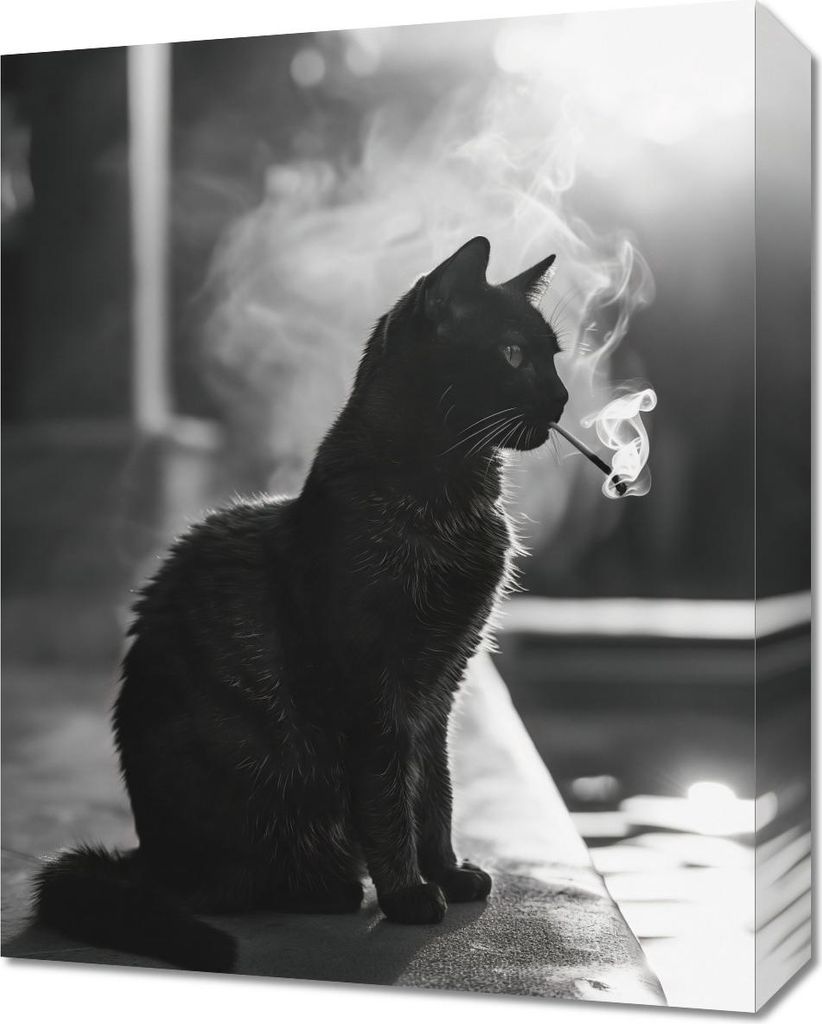 Bild 40x50cm Katzenpause
