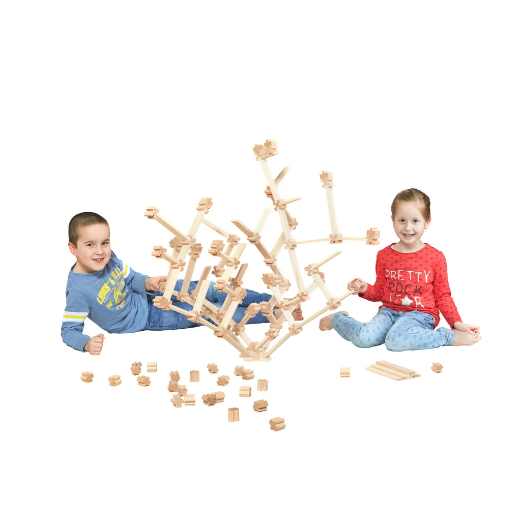 Blocs de construction 141 pièces EDUPLAY avec formes géométriques