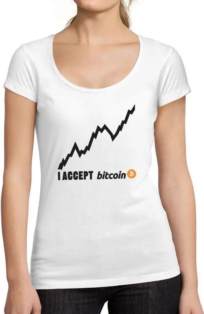 Damen Grafik T-Shirt Ich akzeptiere bitcoin Millionär btc hodl krypto – I Accept Bitcoin Millionaire Btc Hodl Crypto – Öko-Verantwortlich Vin...