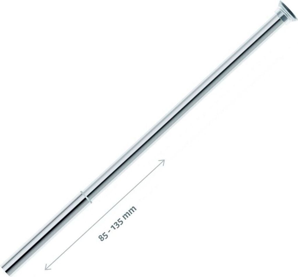 85-135 cm Universal Teleskopstange Aluminium Ohne Bohren Duschvorhangstange Sanwood