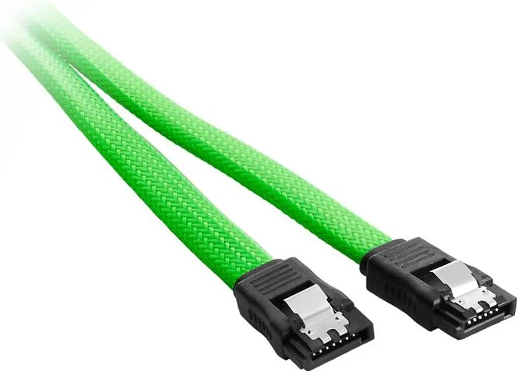 Câble SATA 3.0 de données pour disque dur SSD - Coloris Vert Pastel