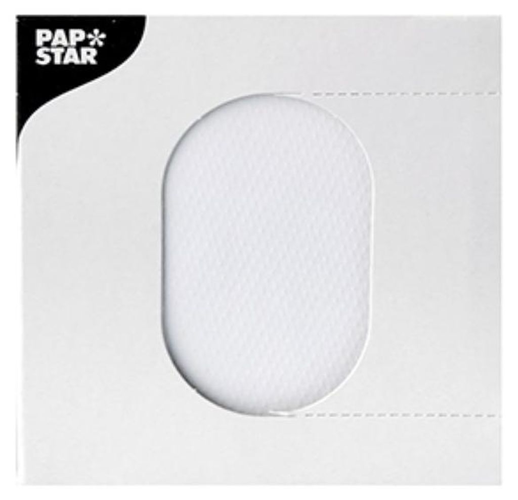 PAPSTAR Tassendeckchen rund, weiß, Durchmesser: 8,5 cm