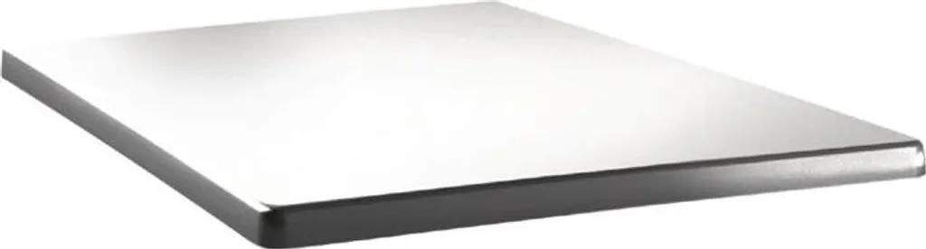 Plateau Topalit blanc 70 cm résistant aux UV et à la chaleur extérieure