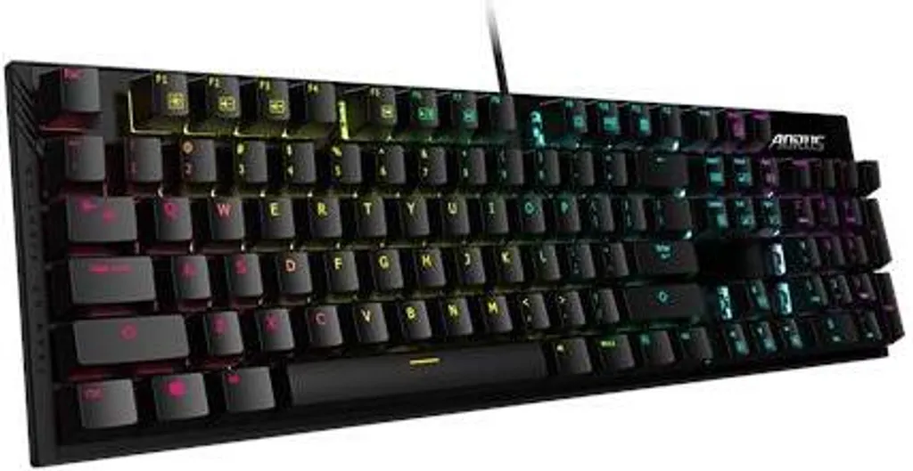 Gigabyte AORUS K1 Clavier Gamer Mécanique avec Switch Cherry MX Red Noir