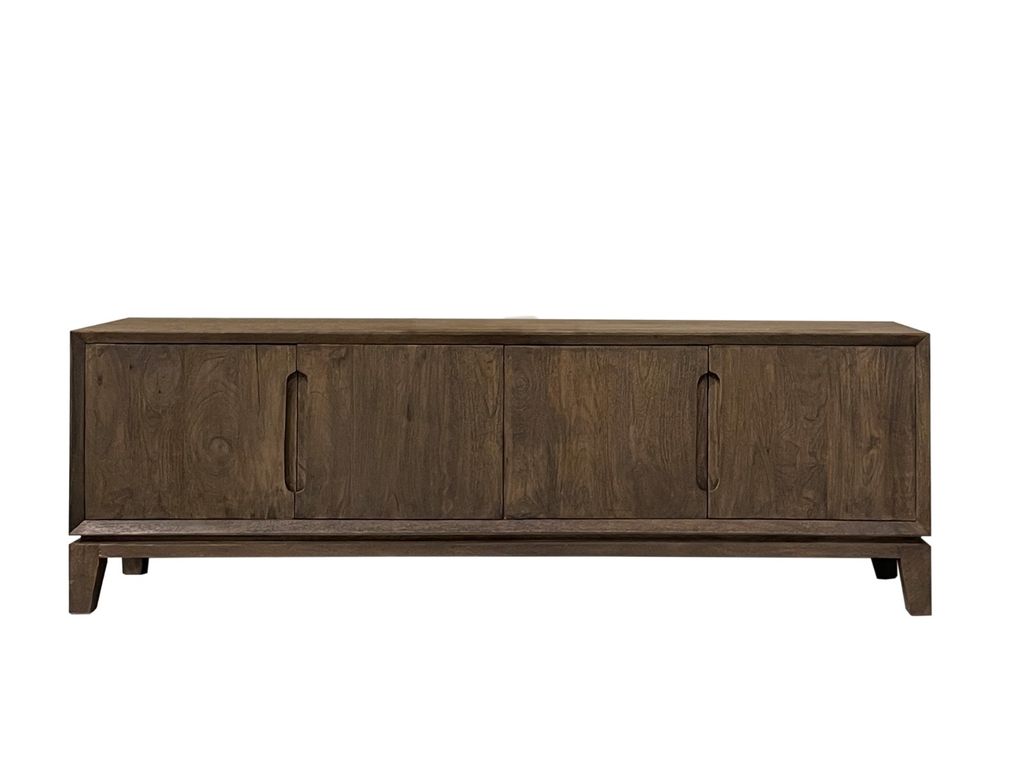 Livingfurn - TV-Schrank Cortez - 170x55x40 cm - Mangoholz