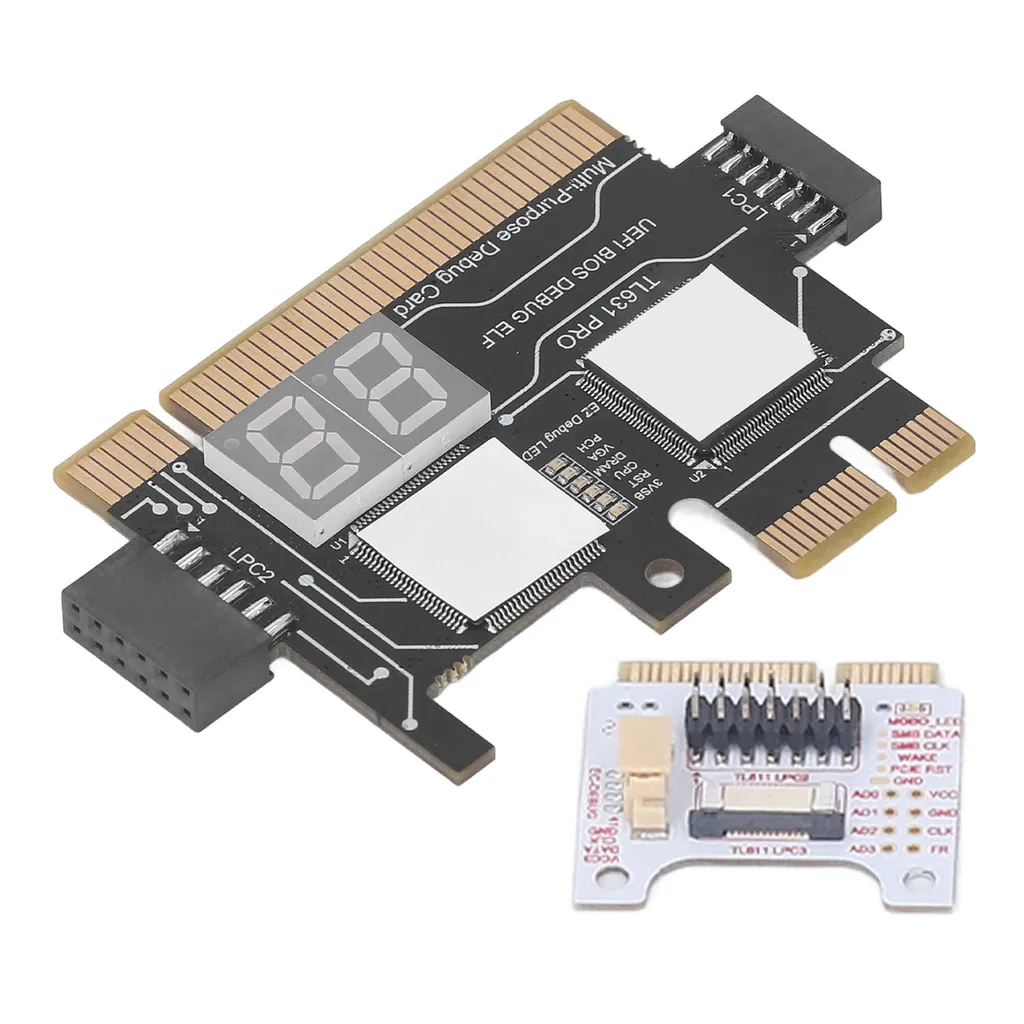 Carte de diagnostic de carte mère PC portable avec affichage LED 4 bits