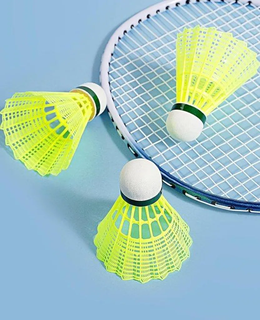 Lot de 24 volants badminton nylon pour entraînement des jeunes club