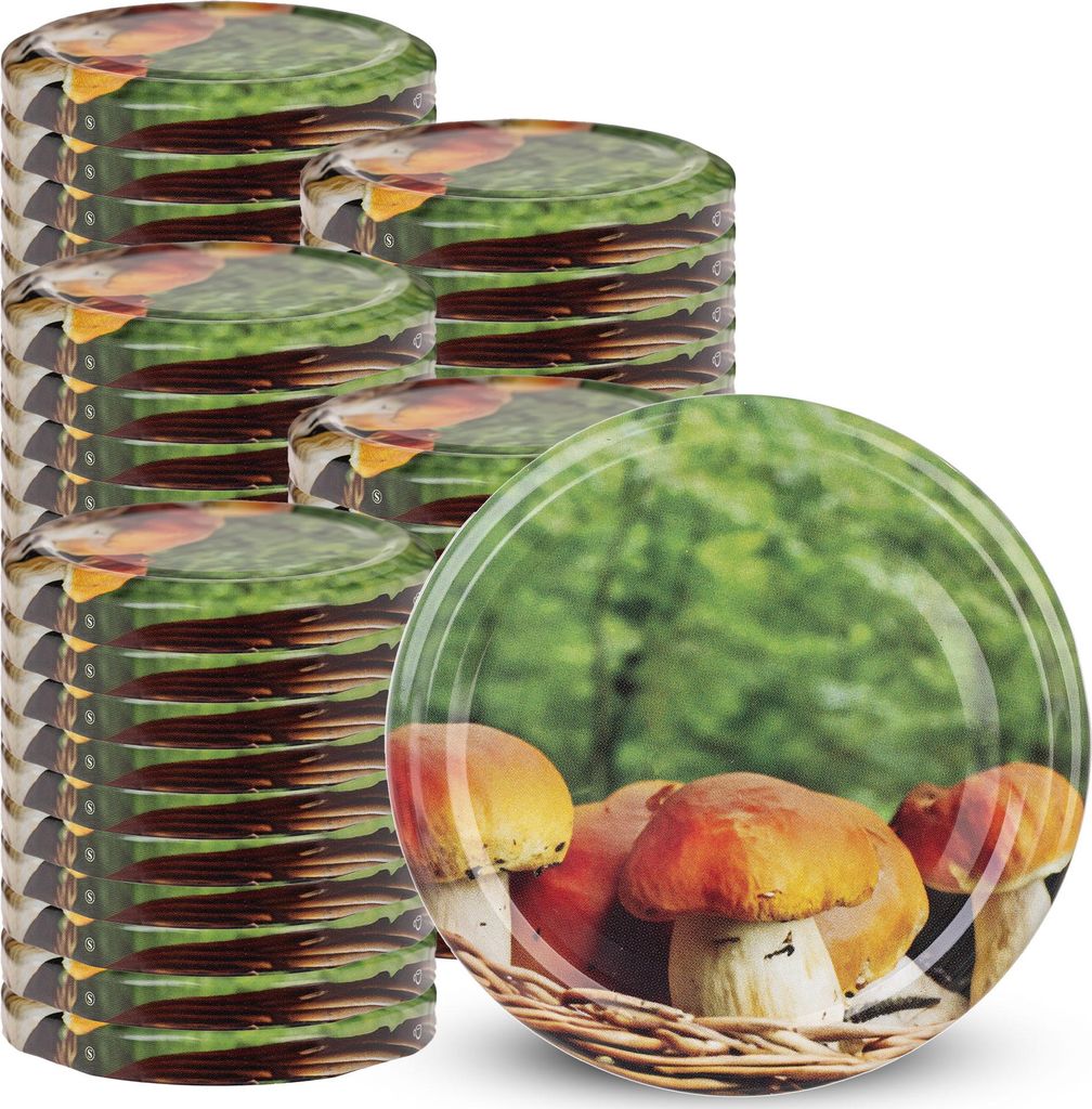 KADAX 50x Deckel für Gläser Fi 66 Deckel für Gläser Deckel Konserven