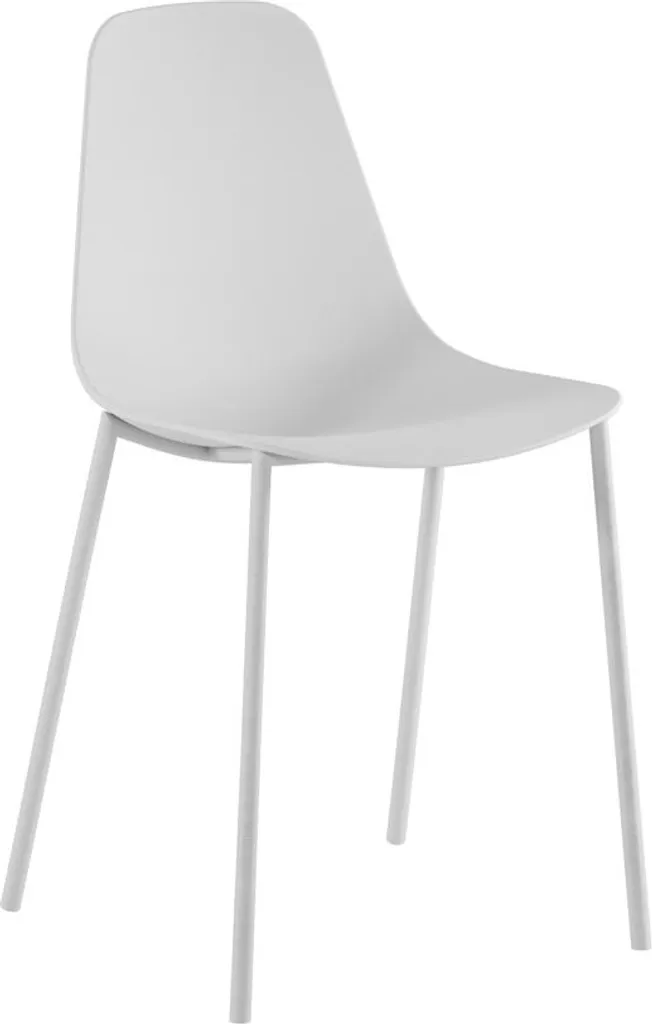 Chaise Frida Blanche en Polypropylène Lot de 4 - Empilable et Robuste - 6