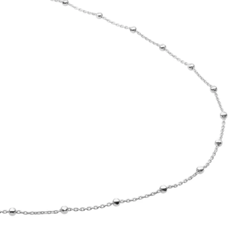 Collier dame en argent hypoallergénique 50 cm anti-ternissement SN-0