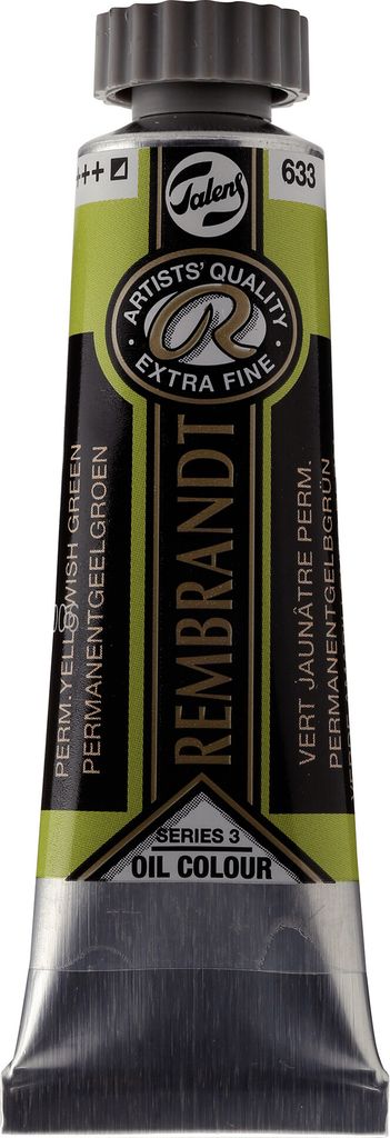 Rembrandt Ölfarbe Tube 15 ml Permanentgelbgrün 633