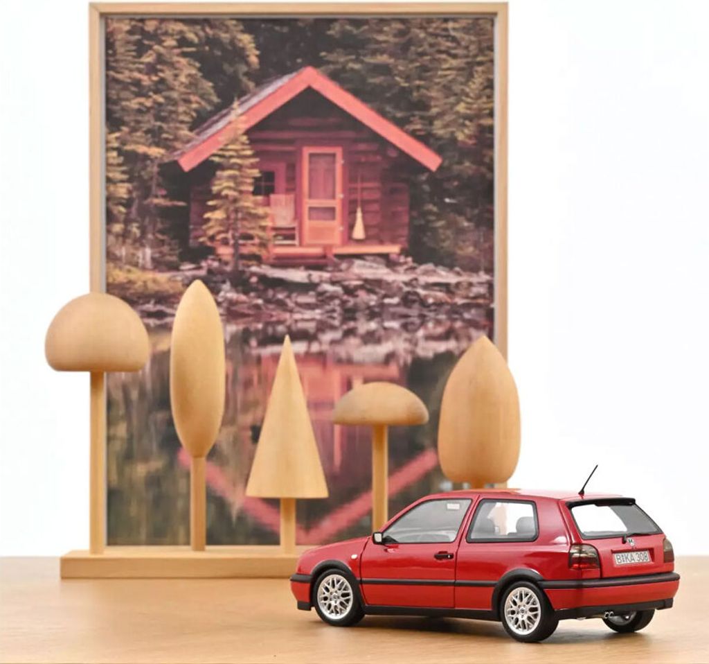 Norev VW Golf III GTI rot 1996 - 20 Jahre Edition Produktbild 4