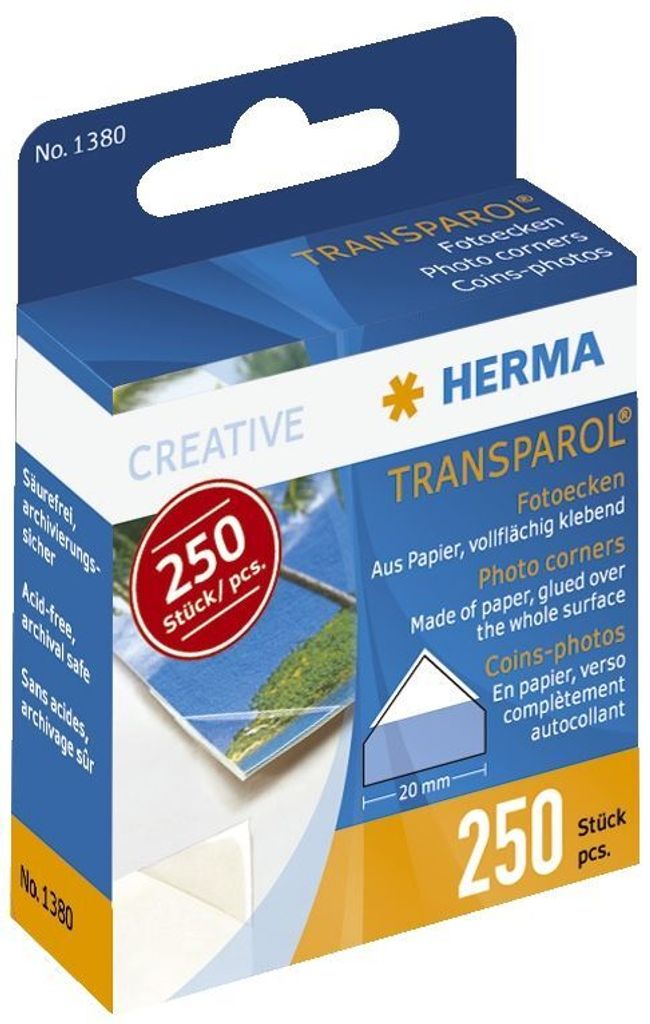 HERMA Transparol Foto Ecken Inhalt: 250 Stück Produktbild 
