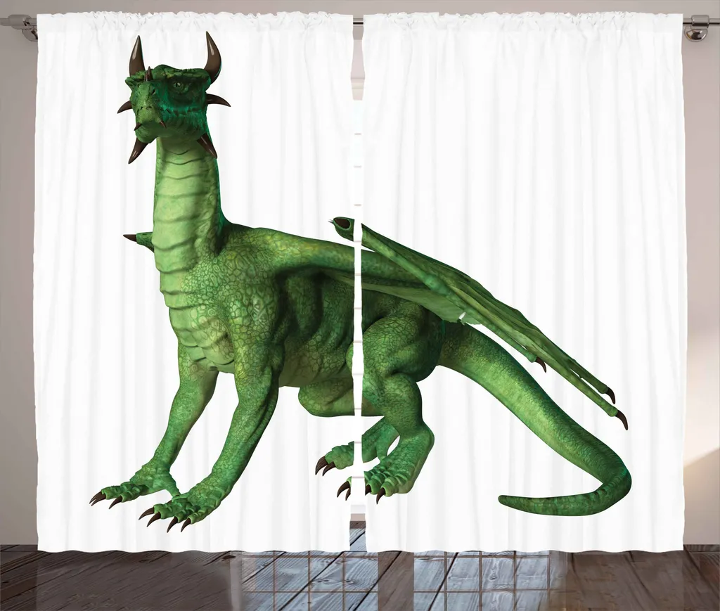 Rideau Occultant Dragon 280x225 cm pour Chambre : Style et Intimité