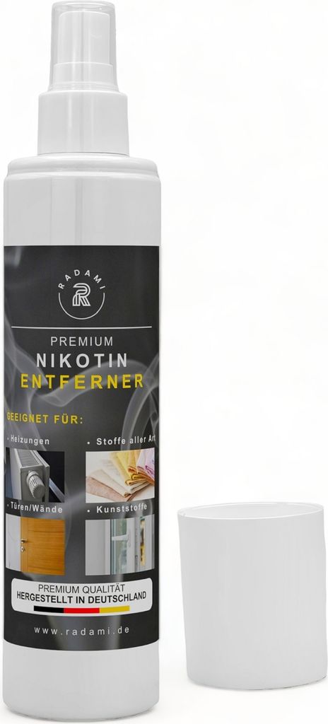 Nikotinentferner Nikotinreiniger kraftvoll gegen Gilb, Produktbild 